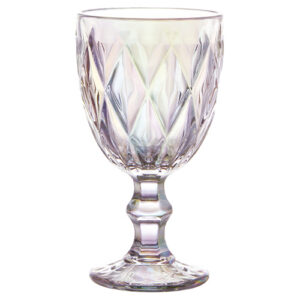 Kit 6 Taças de Vidro Diamond Rainbow 260 ml - Lanty