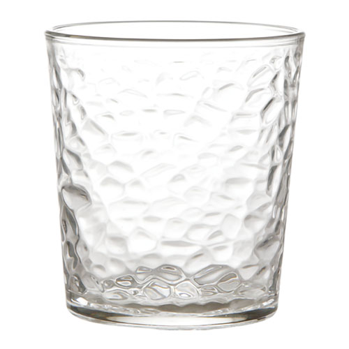 Kit 6 Copos de Vidro Martelados 360 ml - Lanty