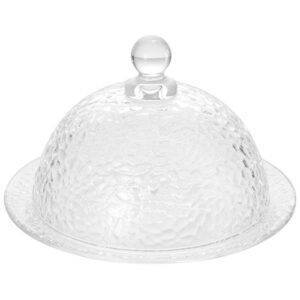 Queijeira de Vidro Milano Âmbar 14 x 10 cm - Lanty