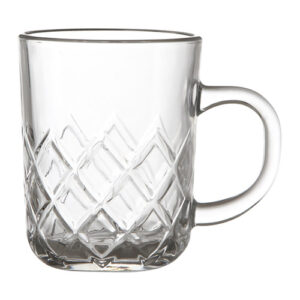 Kit 6 Canecas de Vidro Malta 250 ml - Lanty