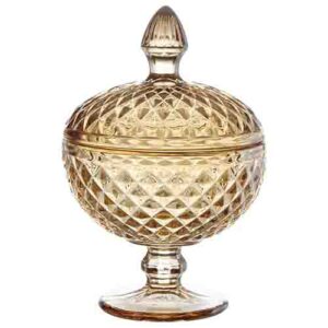 Potiche de Vidro Lumière Âmbar - Lanty