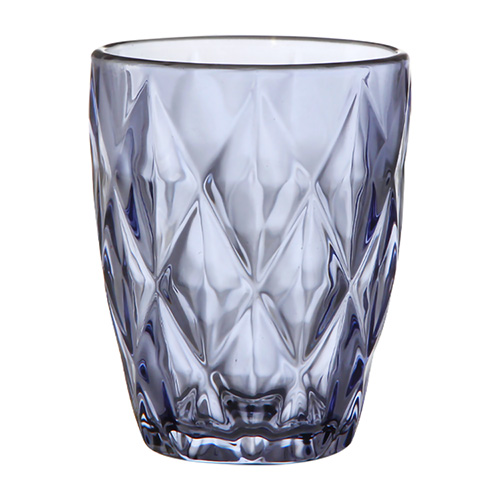 Kit 6 Copos de Vidro Diamond Safira 280 ml - Lanty