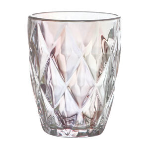 Kit 6 Copos de Vidro Diamond Rainbow 280 ml - Lanty