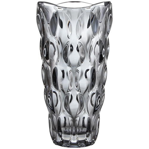 Vaso de Vidro Decorativo Halley Titânio 13 x 24 cm - Lanty
