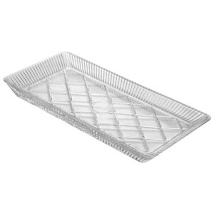 Travessa Retangular de Vidro Santorini 28 x 13