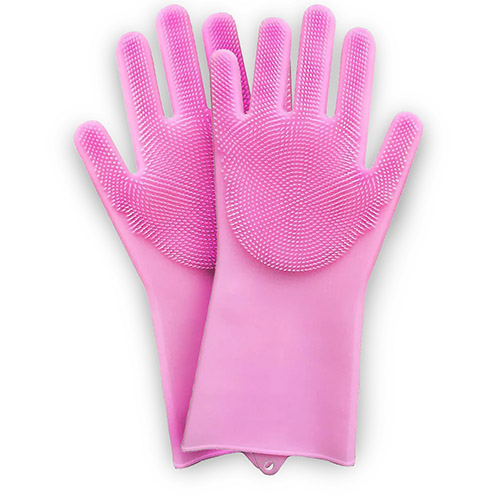 Luva para Limpeza com Cerdas 28 x 15 cm - Organiz