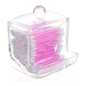 Porta Cotonetes com Tampa - Organiz