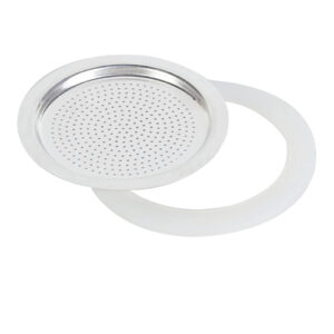 Kit Funil + Borracha para Cafeteira Italiana Inox 4 Xícaras - Ke Home