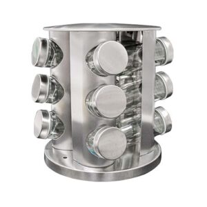 Porta Tempero Inox 12 peças - Ke Home