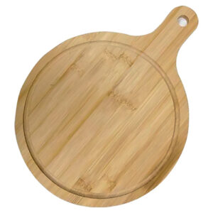 Tábua Multiuso Redonda em Bambu 33 x 23 cm - Ke Home