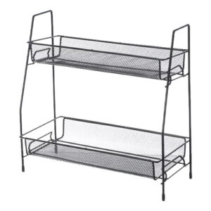 Prateleira Dupla Multiuso Aramado 31 x 17 x 33 cm - Organiz