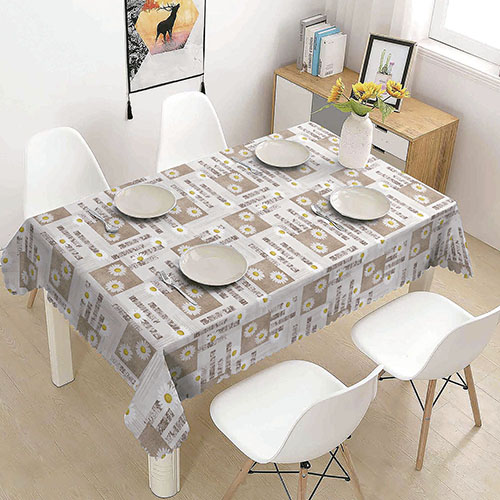 Toalha de Mesa Plástica Quadriculados 140 x 240 cm - Organiz