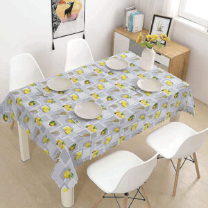 Toalha de Mesa Plástica Limões 140 x 140 cm - Organiz