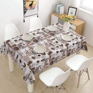 Toalha de Mesa Plástica Café 140 x 240 cm - Organiz