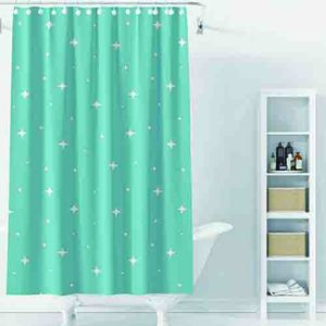 Cortina para Box Quadriculado Azul 180 x 180 cm - Organiz