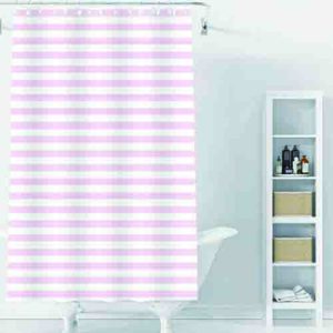 Cortina para Box Bolas Preto e Branco 180 x 180 cm - Organiz