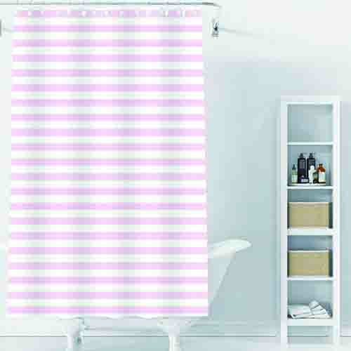 Cortina para Box Bolas Preto e Branco 180 x 180 cm - Organiz