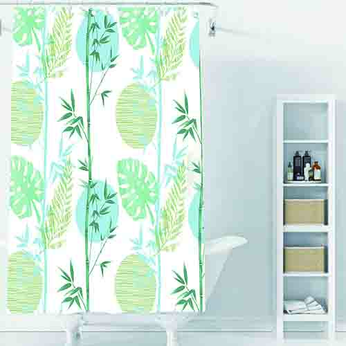 Cortina para Box Chevron Cinza 180 x 180 cm - Organiz