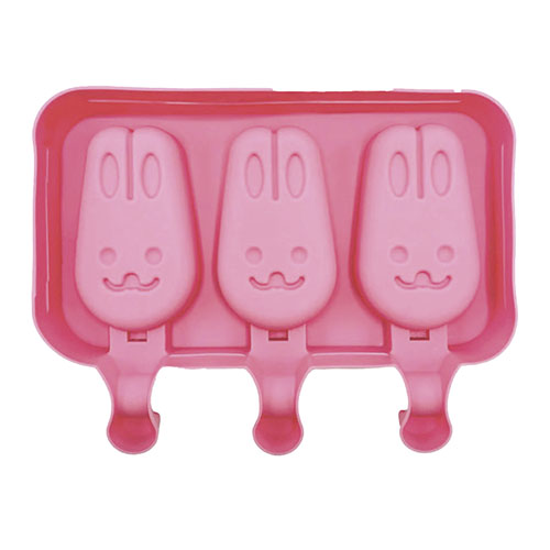 Forma de Picolé Coelhinho em Silicone - Ke Home