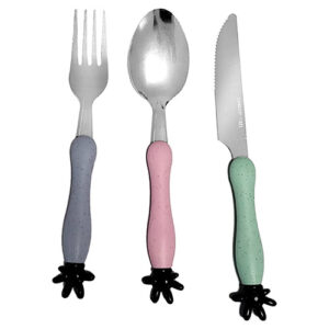 Jogo de Talheres Portátil Infantil com 4 peças - Ke Home