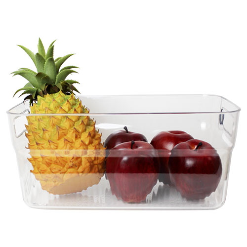 Cesto Organizador de Geladeira sem Tampa 32 x 17 x 14 cm - Organiz