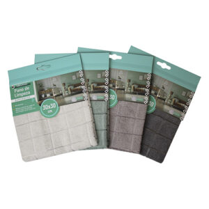 Pano de Limpeza 1 Unidade Quadrados 30 x 30 cm - Organiz