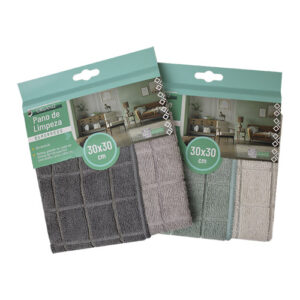 Pano de Limpeza 2 Unidades Quadrados 30 x 30 cm - Organiz