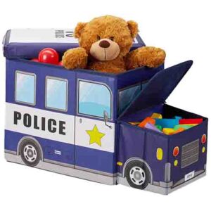 Caixa Organizadora Infantil Carro de Policia - Organiz