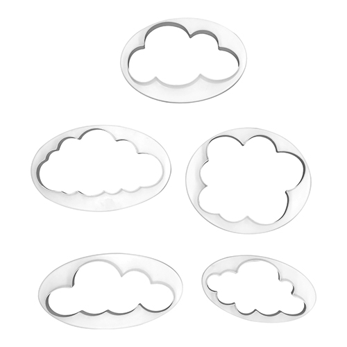Kit de Cortadores Nuvens 5 peças - Konfektt