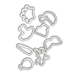 Kit de Cortadores Ballet Lago dos Cisnes 8 peças - Konfektt