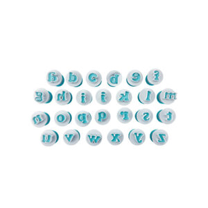 Kit de Ejetores Alfabeto Minúsculo 26 peças 3 x 3