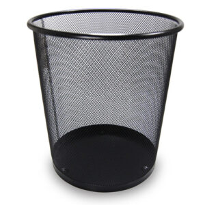 Lixeira Telada Média Preta - Ke Home