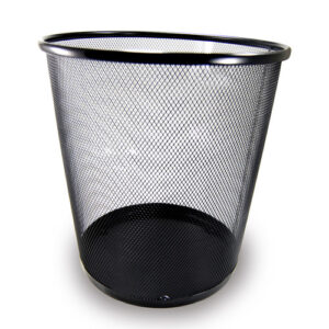 Lixeira Telada Grande Preta - Ke Home