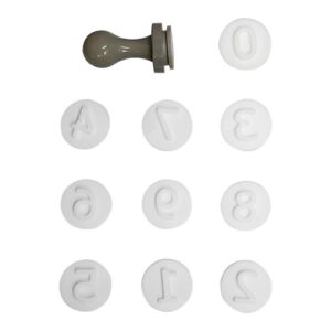 Kit Carimbos Números 11 peças 2