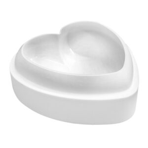 Molde em Silicone Coração 3D - Konfektt