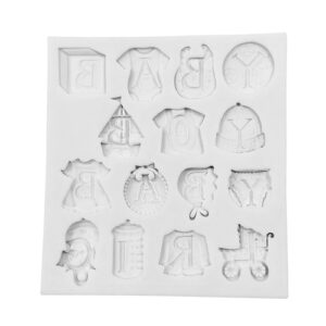 Molde em Silicone Itens de Bebê - Konfektt