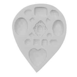 Molde em Silicone Pedras Preciosas - Konfektt