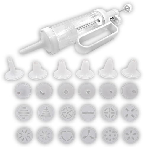 Pistola para Biscoito e Decoração 9 peças - Konfektt